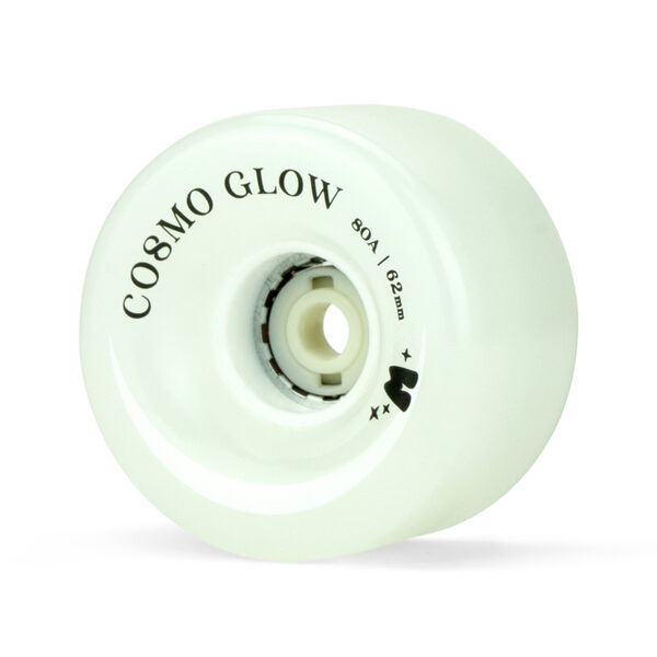 Ruedas Moxi Cosmo Glow 62mm 80a - White Rain Glow (Pack 4)